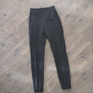 Athleta Black Fleece Lined Winter Leggings